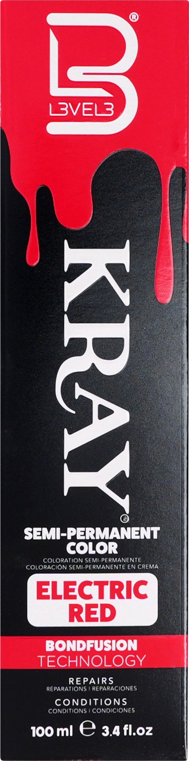  L3VEL3 Kray Color Electric Red 100 ml 