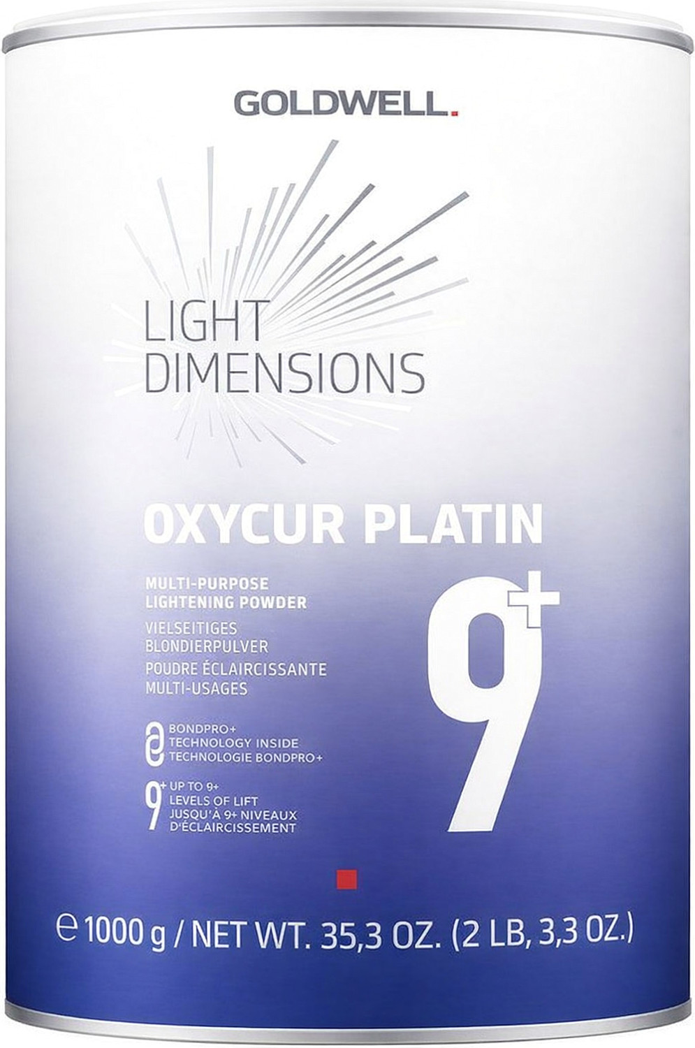  Goldwell Oxycur Platin Light Dimensions  9+ Poudre d&eacute;colorante 1000 g 