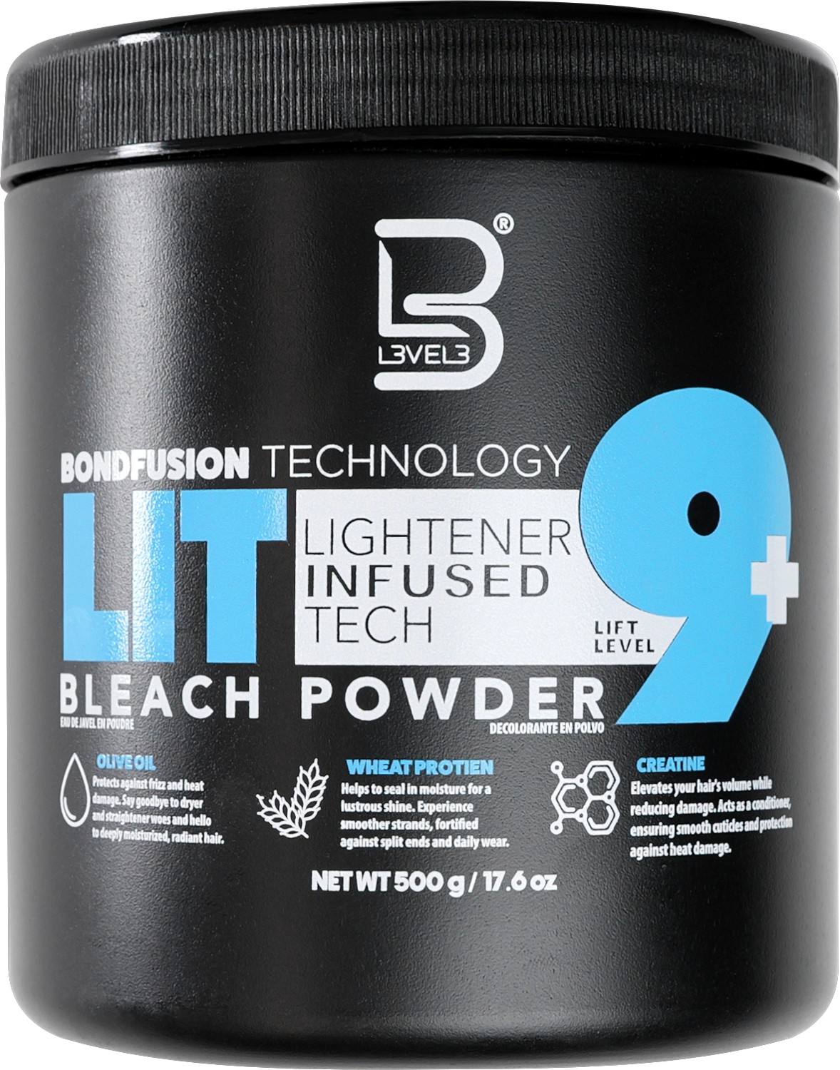  L3VEL3 LIT Poudre D&eacute;colorante 9+ 500 g 