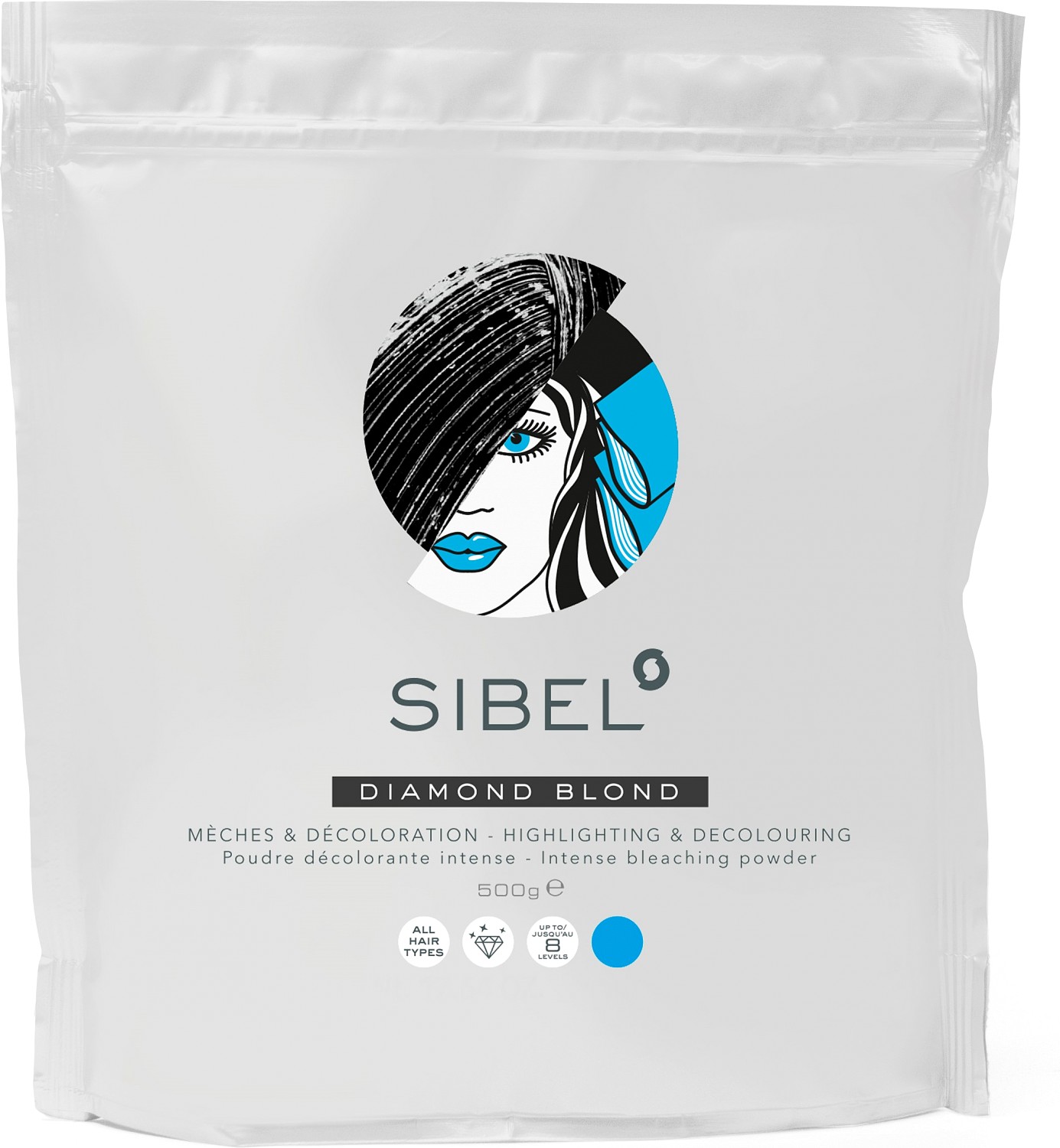  Sibel SAPPHIRE POUDRE DECOLORANTE INTENSE 500GR SIBEL 