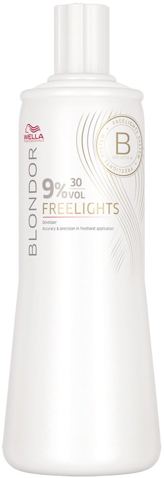  Wella Cr&egrave;me oxydante Blondor Freelightt 9% 1000 ml 