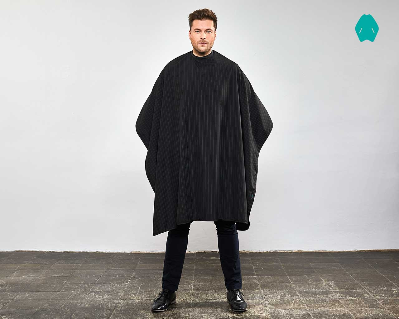  Trend-Design Barber Cape black 