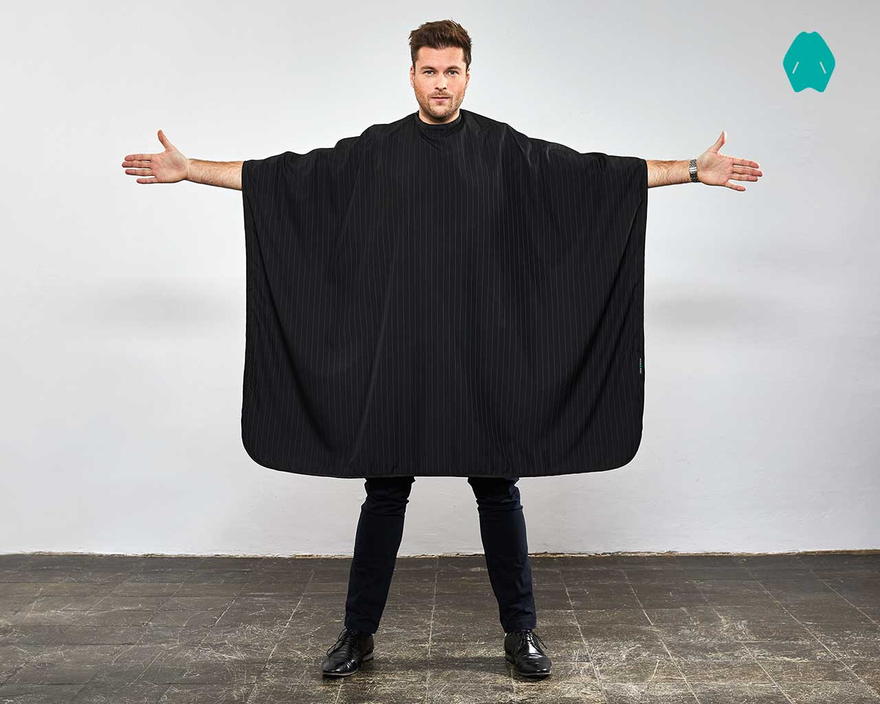  Trend-Design Barber Cape black 