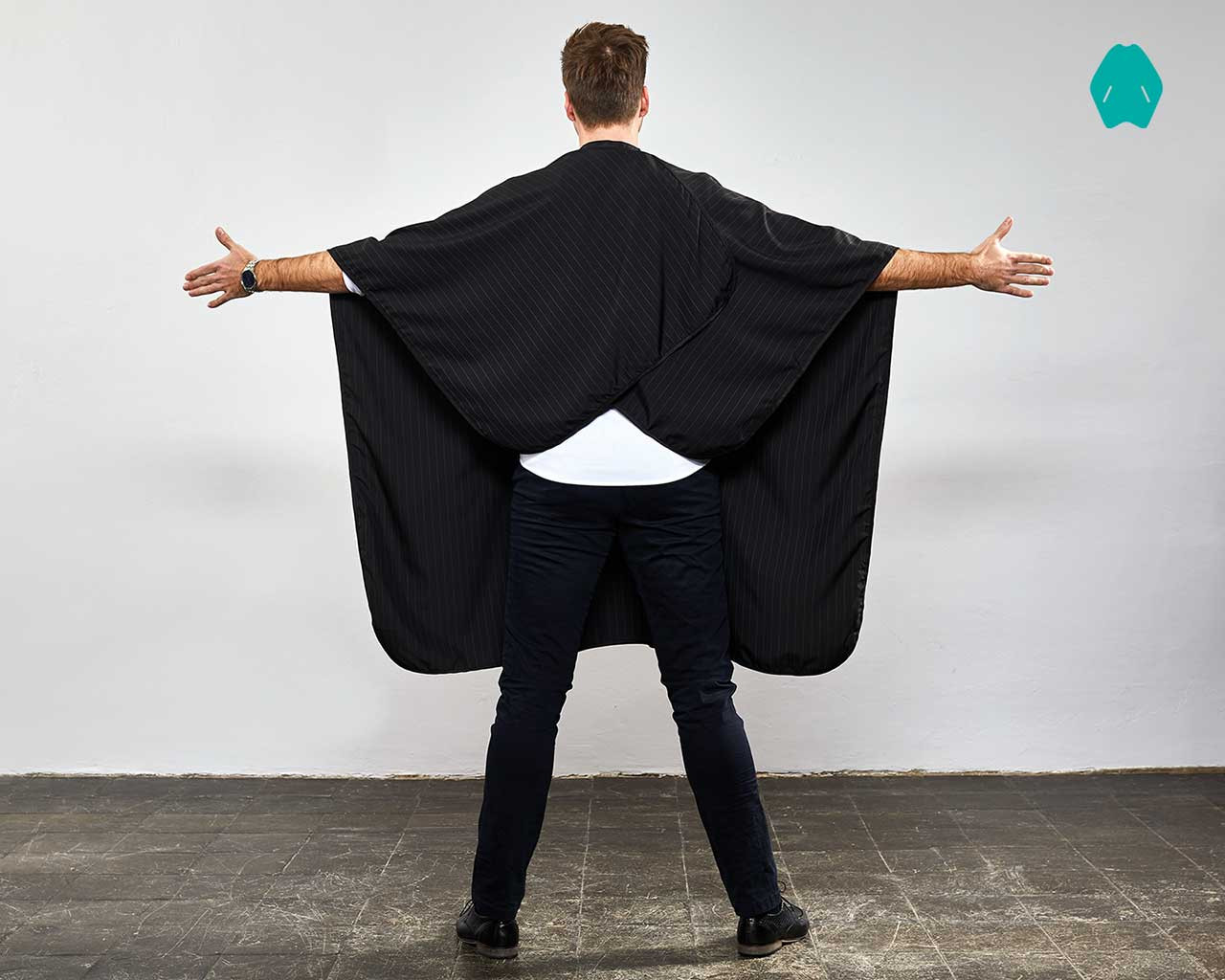  Trend-Design Barber Cape black 