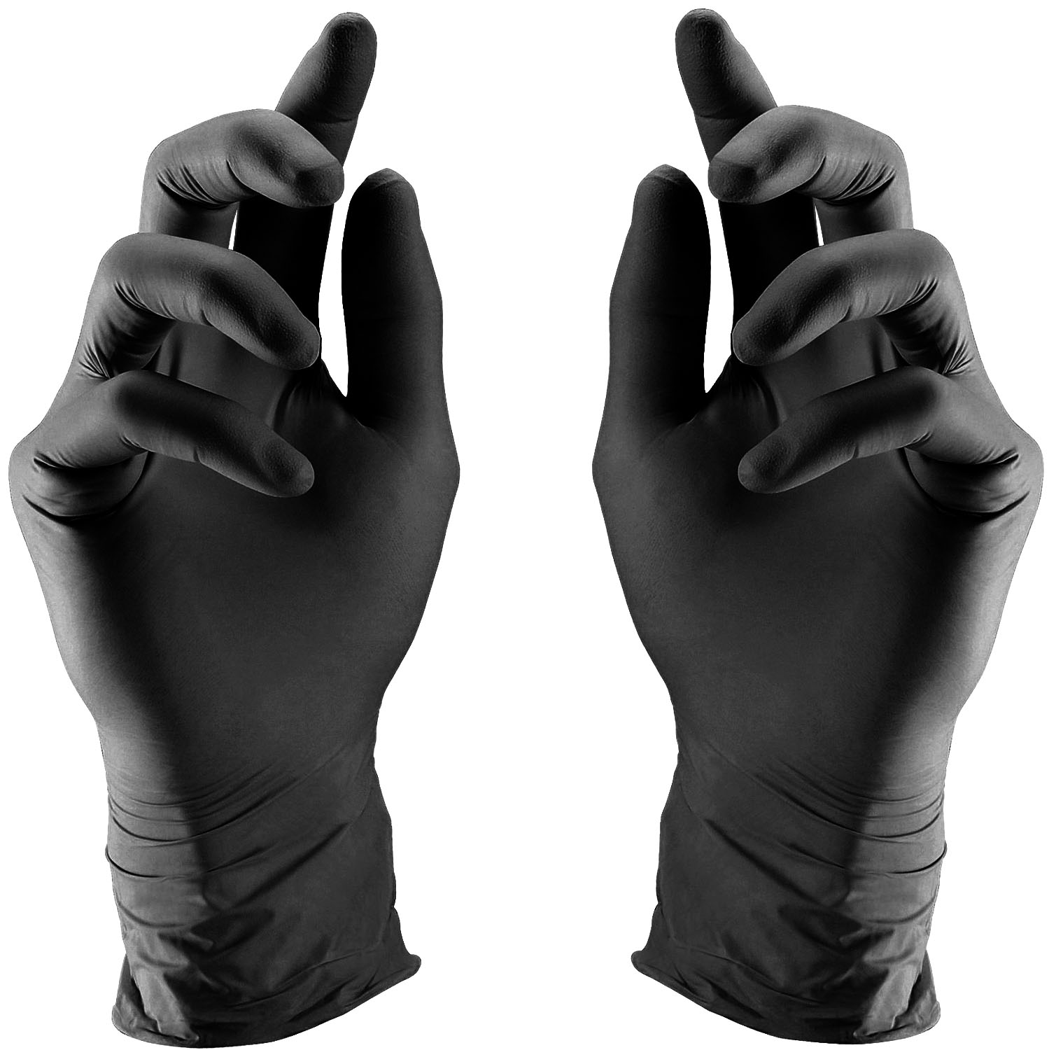  Ulith Gants jetables en nitrile noir - taille S 