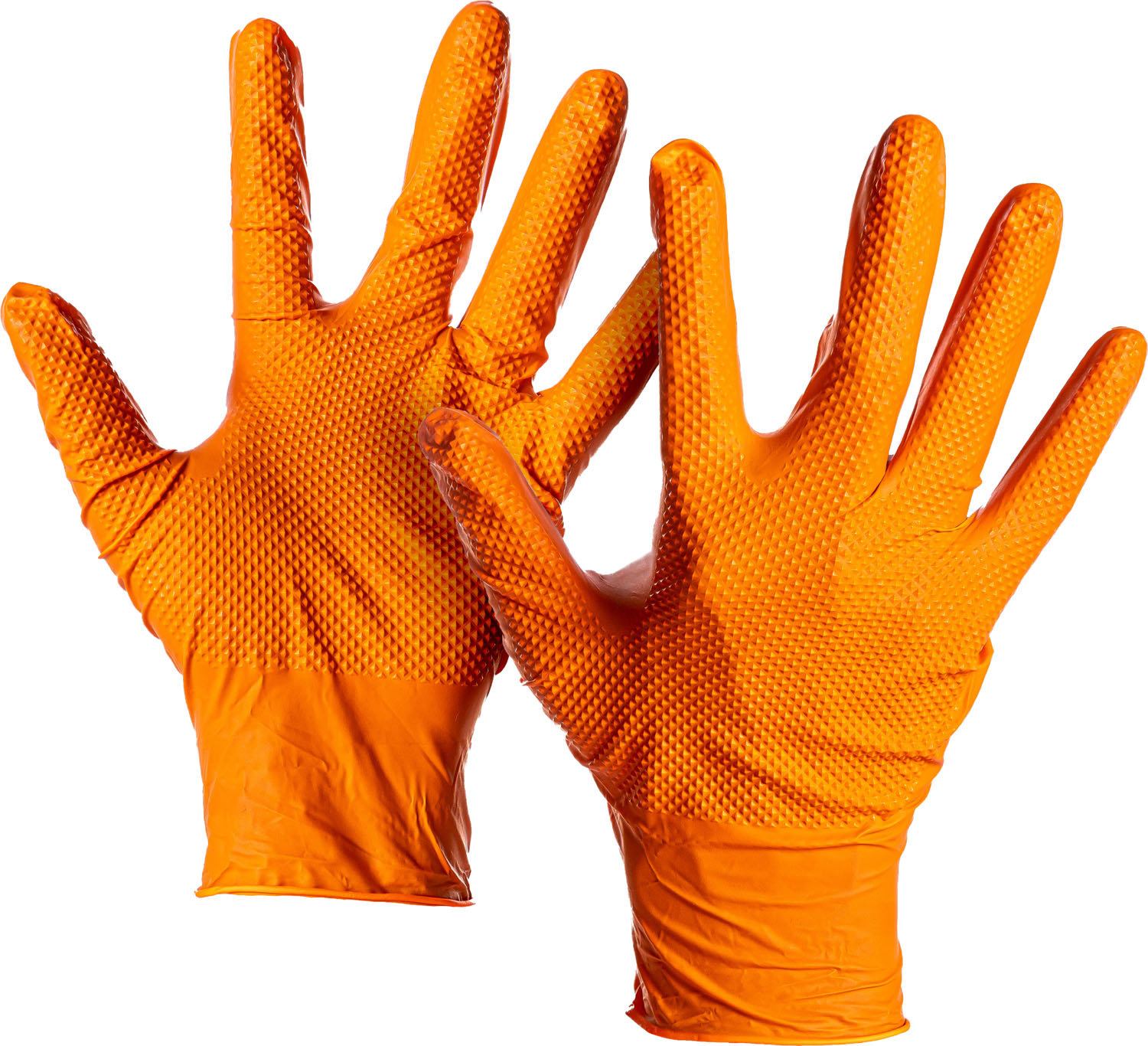  Ulith Gants jetables en nitrile Ulith L orange 