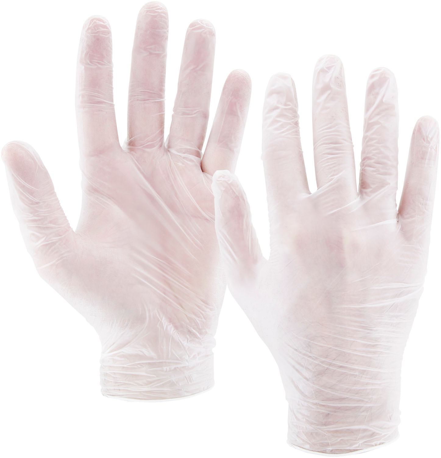  Ulith Gants jetables en vinyle transparent - taille XL 