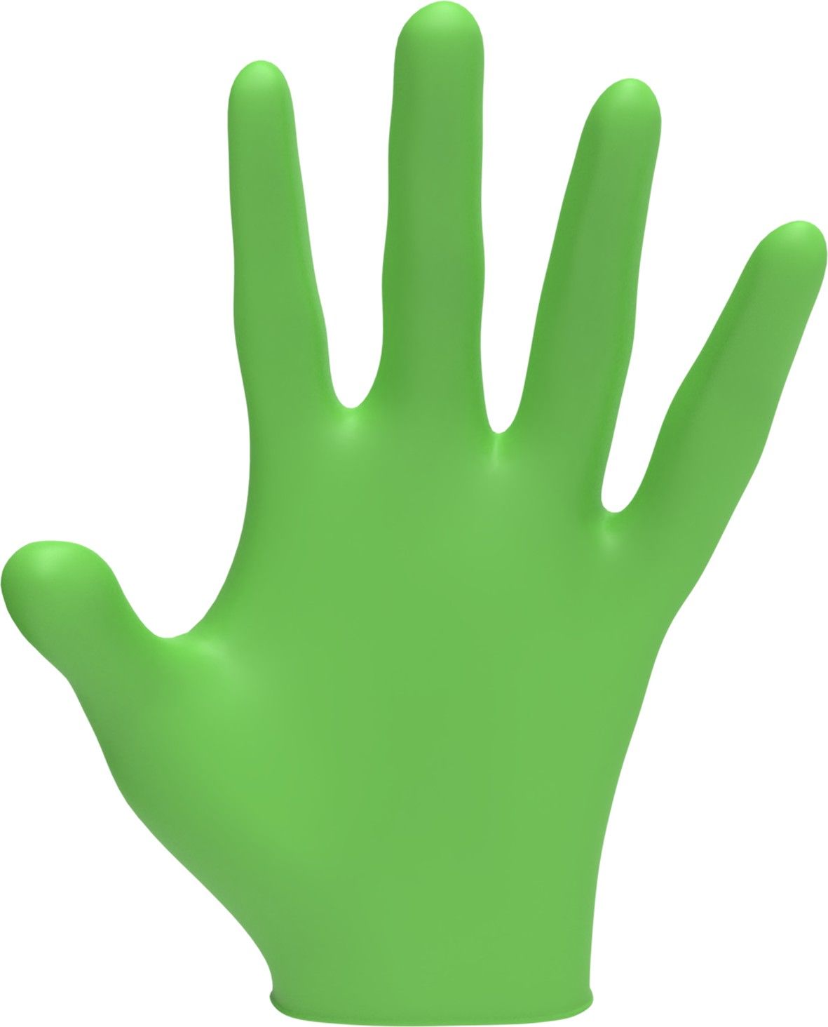  L3VEL3 Gants en nitrile M Citron Vert 