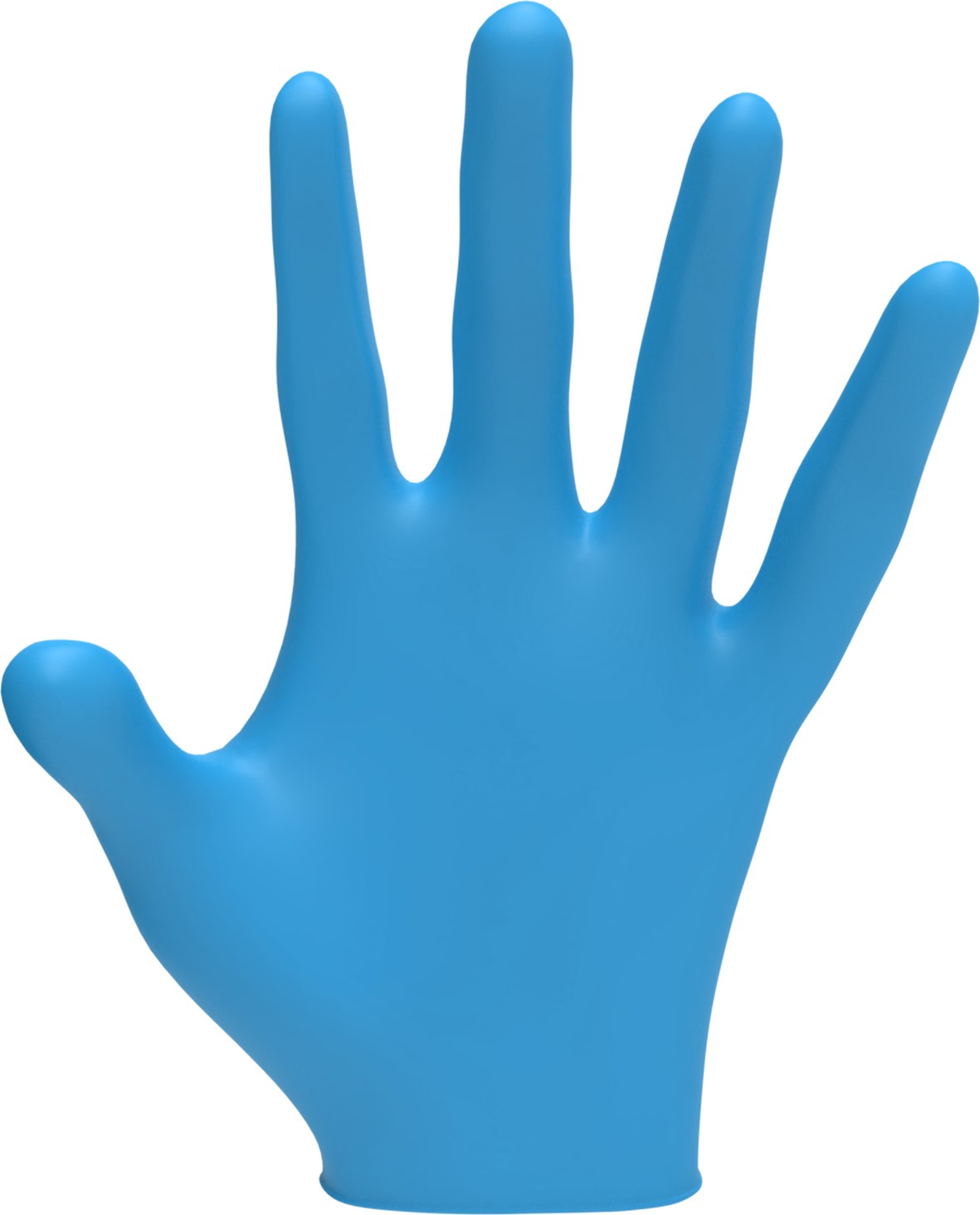  L3VEL3 Gants en nitrile L Bleu 
